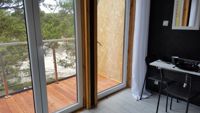 Studio dwuosobowe z balkonem. 