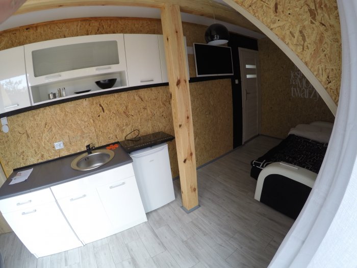 Studio dwuosobowe z balkonem. 