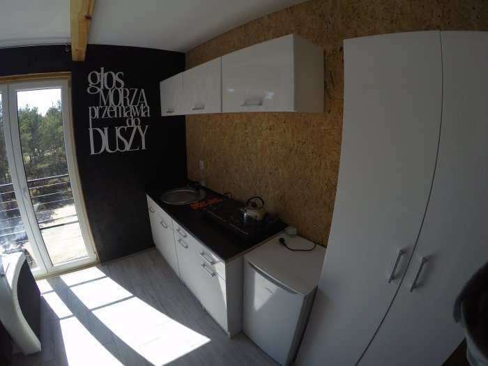 Apartament czteroosobowy studio z balkonem